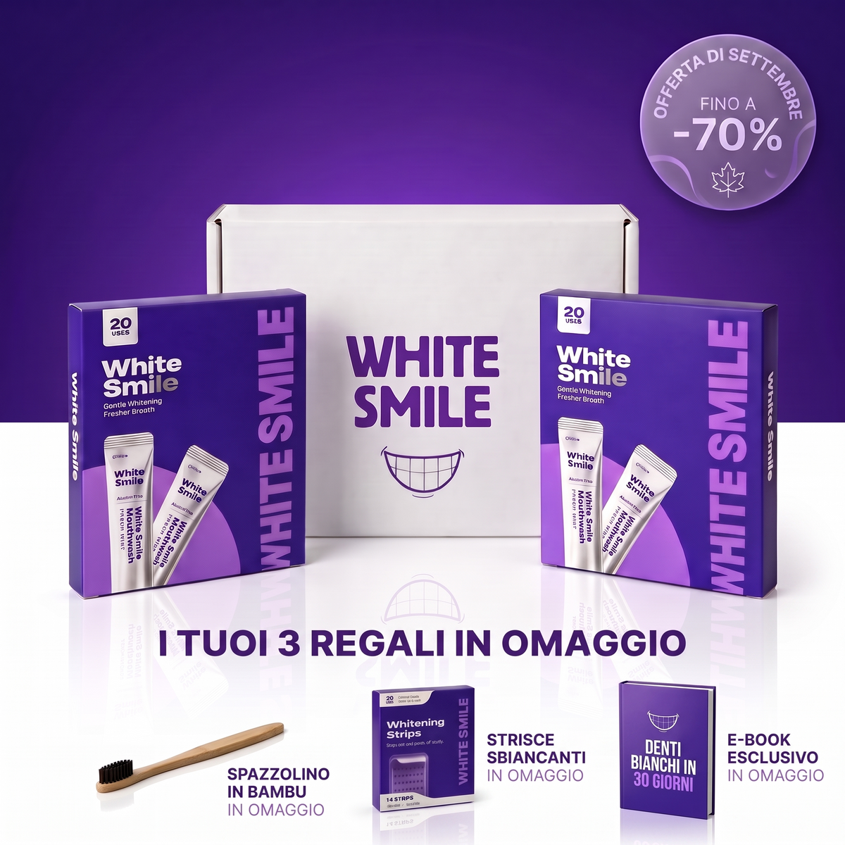 White Smile — Collutorio Sbiancante